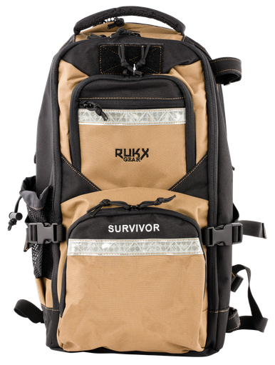 Rukx Gear Survivor, Rukx AtictsurtSurvivor Backpack Tan