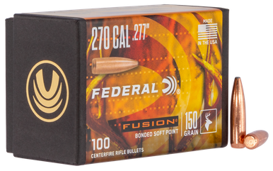 Federal Fusion Component, Fed Fb277f4 Bull .277 150fus 100/4