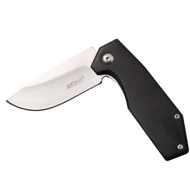 Mtech Folder 2.5 in Blade Black G10 Handle