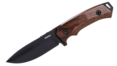 WOOX LLC Rock 62 4.25" Drop Point Plain Walnut Handle Fixed