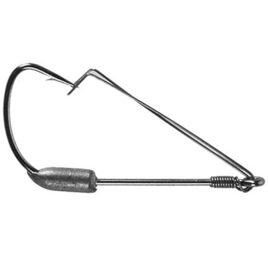 Mustad Impact SoftPlast Fine Wdls 1-32Oz-BlkNickel 4 Ct 2 0