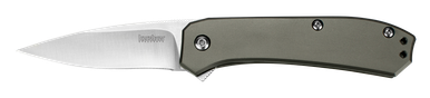 Kershaw Amplitude Assisted 2.5 in Satin Plain SS Handle