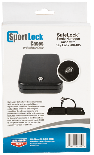 Birchwood Casey Safe Lock, Bir Bc-04405 Safelock Sngl Hndgn Wkey