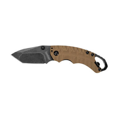 Kershaw Shuffle II Folder 2.375 in Blackwash Plain Tan GFN