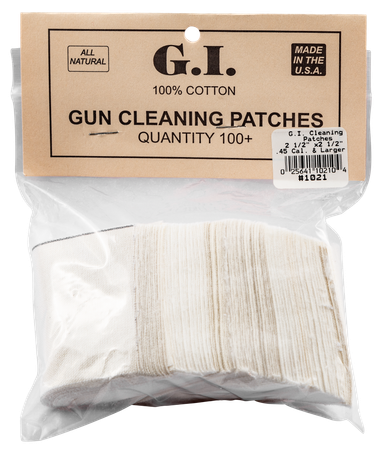 Southern Bloomer Cleaning Patches, Sbc 1021 45 Cal Patches100 Per Bag