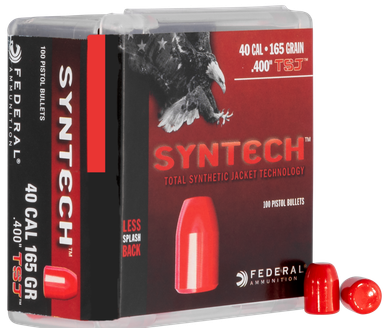 Federal Syntech Component, Fed Ae40sjcb1 Bull .400 165ts(40/10m)100/5