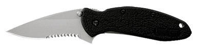 Kershaw Scallion Assisted 2.5 in Bead Blast Combo GFN Handle