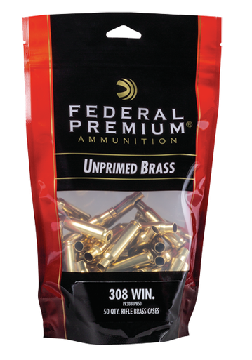 Federal Gold Medal, Fed Pr308upb50 Gm 308Unp Bagged Brass50