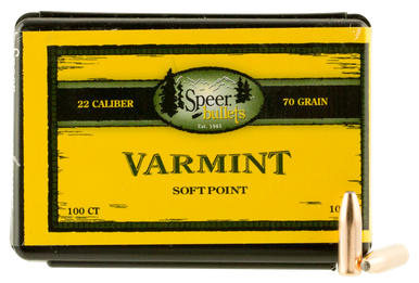 Speer Ammo Varmint, Speer 1053 Bull .22470 Smsptz100