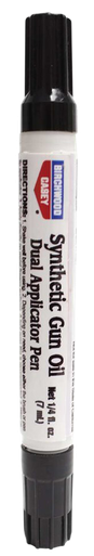BIRCHWOOD CASEY GUN OIL DUAL APPLICATOR SYNTHETIC LUBRICANT PEN