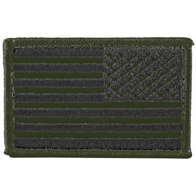 Bh Patch American Flag Rvrsd Od/blk