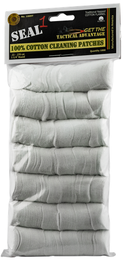 Seal 1 Cleaning Patches, Seal1 1009t.22-.270 Cleaning Patch1000ct