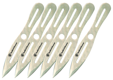 S and W Bullseye Throwers 8.00 in Overall Length Set of 6