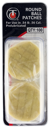 T/c Accessories Round Ball, Tc 31007044 Lubed Cot Patch 54/56 100