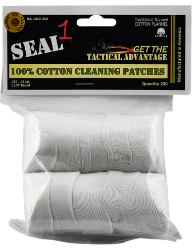 Seal 1 Cleaning Patches, Seal1 1010-250 .270-35Cleaning Patch 250ct