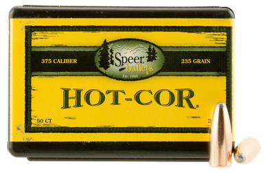 Speer Ammo Hot-cor, Speer 2471 Bull .375 235 Semispitzr 50