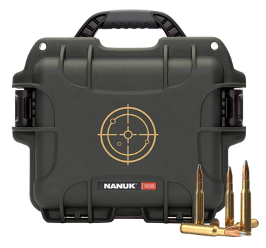 Nanuk (plasticase Inc) 908, Nanuk 908ammo6Nanuk Cs 908 W/tan Trget Logo Olv