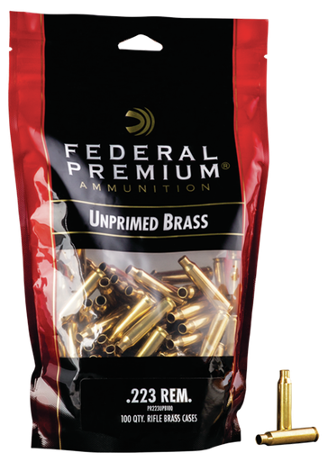 Federal Gold Medal, Fed Pr223upb100Gm 223Unp Bagged Brass 100