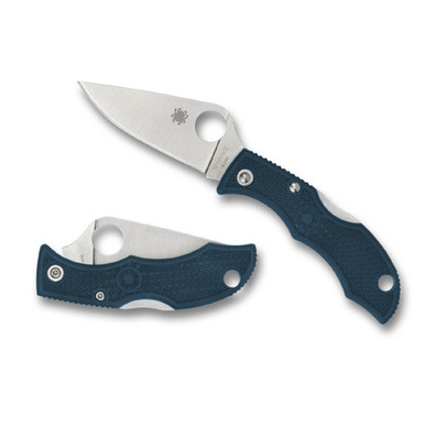 Spyderco Ladybug Folder 1.97 in Blade Blue FRN Handle
