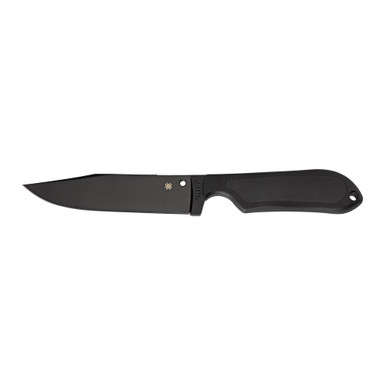 Spyderco Street Bowie 5.0 in Black Plain Black FRN Handle