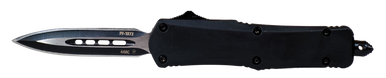 Templar Knife Black Rubber, Temp Sbr131 Small Black Rubber Dagger 440c Black
