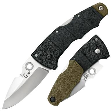 Cold Steel Grik Folder 3.0 in Plain OD Green GFN Handle