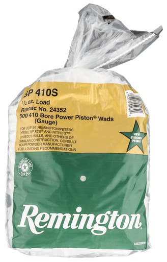 Remington Ammunition Power Piston, Rem 24352 Sp410Wads 410 1/2oz Target 500/10