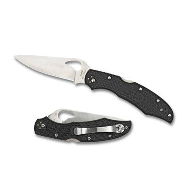 Byrd Cara Cara2 Folder 3.8 in Combo Blade Black FRN Handle