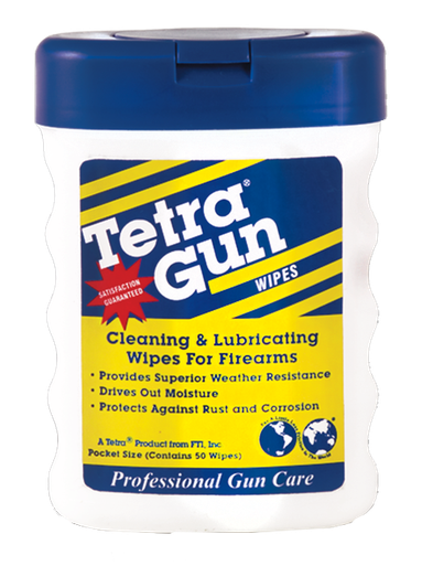 Tetra Protective Cleaning Lubricant, Tetra 310i Gun Lubricating Wipes
