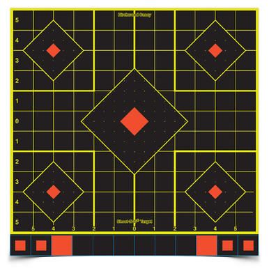 Birchwood Casey Shoot-N-C 12in Sight In Target-50 Sheets