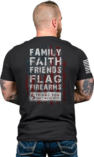 Nine Line Apparel 5 Things - Men's T-shirt Black 3xl