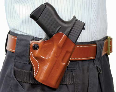 Desantis Mini Scabbard Holster - Lh Owb Leather Mosbrg Mc1sc T!