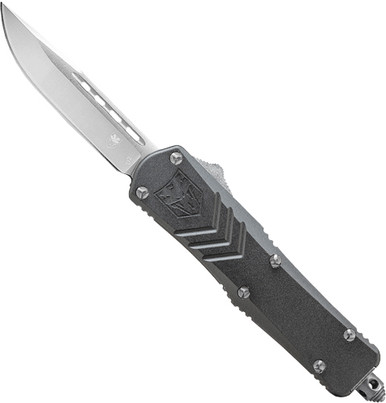 Cobratec Medium Fsx Otf Grey - 3" D2 Steel Drop Point
