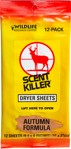 Wildlife Research Scent Killer, Wild 580 Scent Killer Dryer Sheets