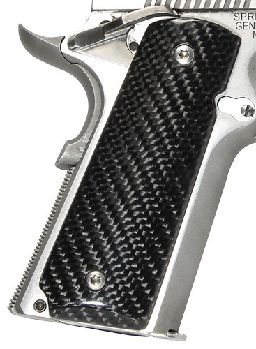 Pachmayr Carbon Fiber Grips - For 1911 Textured Black