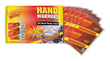 Heat Factory Hand Warmer Mini - Family 24 Pack (12 Pair) 10hr
