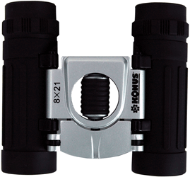 Konus Binoculars 8x21 Compact - Roof Prism Black/silver!