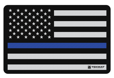 Beck Tek, Llc (tekmat) Original Cleaning Mat, Tekmat R17police Police Blue Line Cleaning Mat