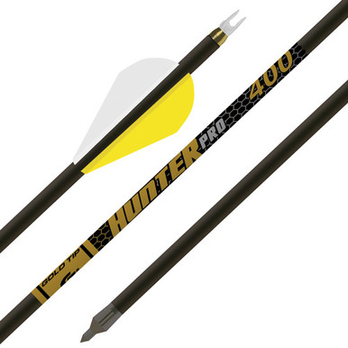 Gold Tip Arrow Hunter Pro 340 - 2" Raptor Vanes 1/2doz