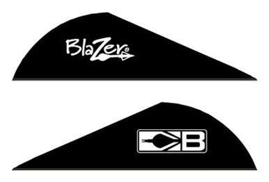 Bohning Blazer Vanes - 2" Solid Black 36pk