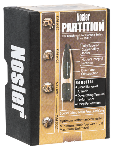Nosler Partition, Nos 35643 Partition 25 120 Sptzr50
