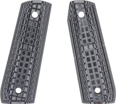 Pachmayr Dominator G10 Grips - Ruger 22/45 Gray/blk Grappler