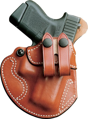 Desantis Cozy Partner Holster - Iwb Rh Leather Glock 43 Tan