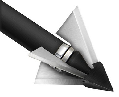 Qad Exodus Broadhead 100gr - 1.25" Cut Full Blade 3/pk