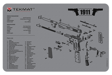 Beck Tek, Llc (tekmat) Original Cleaning Mat, Tekmat R17199gy 1911 Grey Cleaning Mat