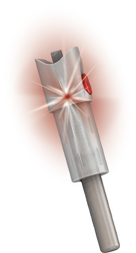 Glorynock Lighted Xbow Nock - Moon .297" Red 3/pack