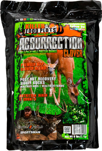 Killer Food Plots Resurrection - Clover 1/2 Acre 6lbs