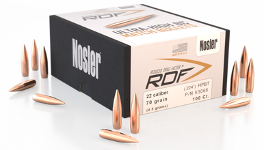 Nosler Rdf, Nos 53066 Rdf Match .224 70 Hpbt100