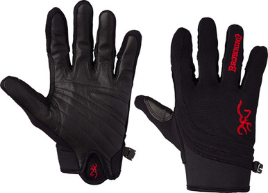 Bg Ace Shooting Gloves - X-large Black/red Trim
