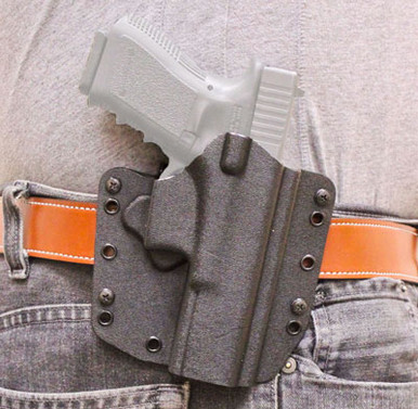Desantis Sl Raptor Holster Blk - Iwb/owb Rh Kydex Sig P250 Fs